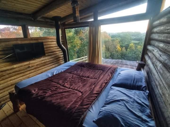 Cabana Rustica Logcabin Osorio Exteriér fotografie